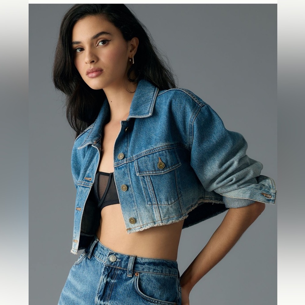 ✨BOGO ALL $5 ITEMS✨ significant other cropped denim jacket